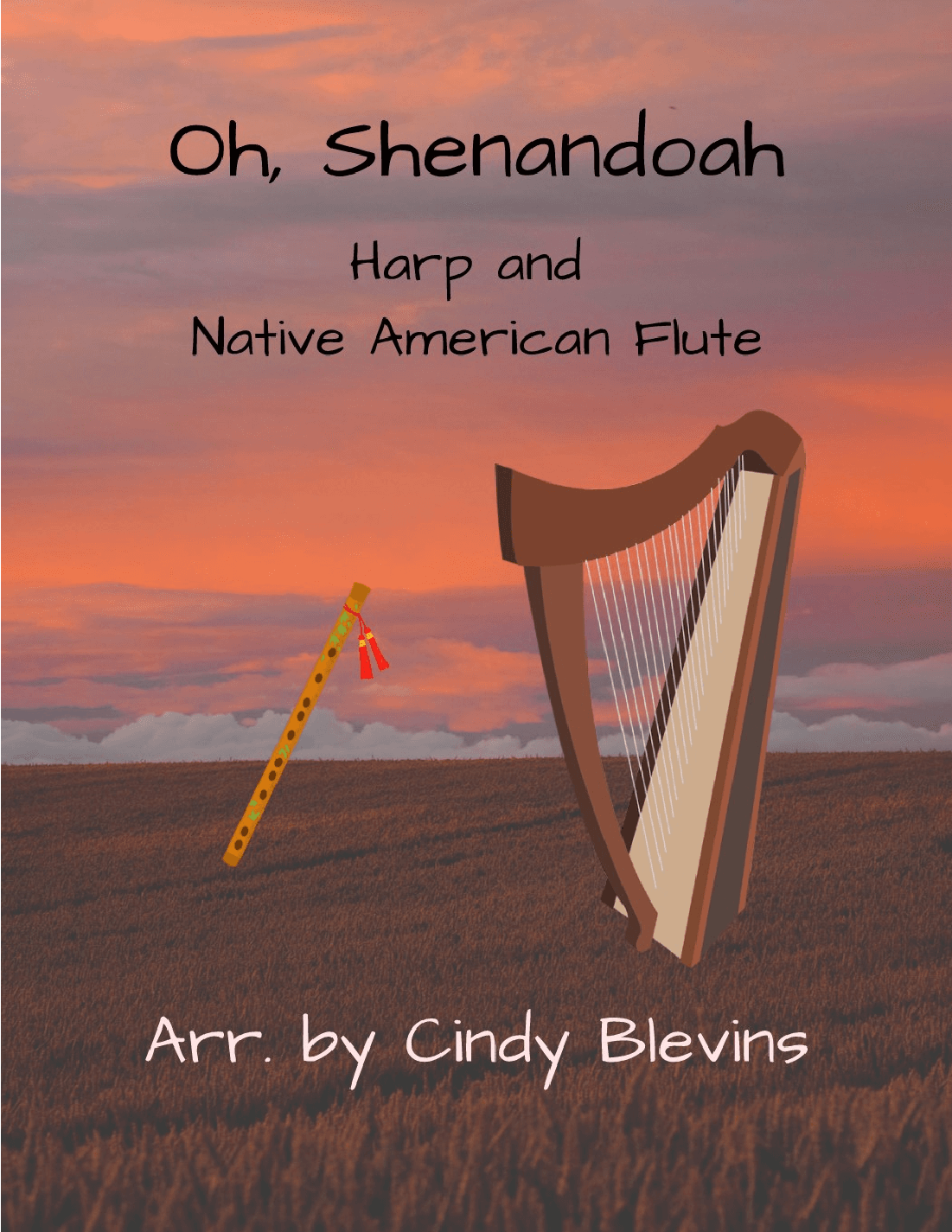 Oh, Shenandoah, for Harp and Native American Flute (arr. Cindy Blevins)
