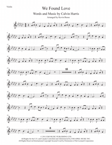 We Found Love (arr. Kevin Busse)