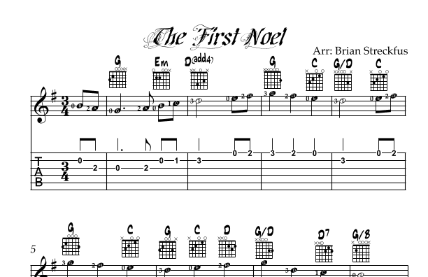 The First Noel (arr. Brian Streckfus)