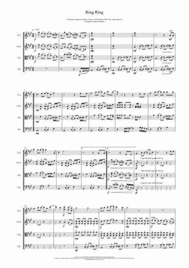 Ring, Ring (arr. Björn Kleiman)