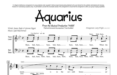 Aquarius (arr. Larry Wright)