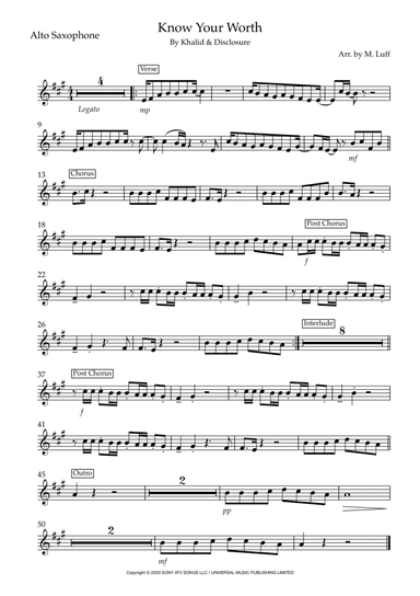 Know Your Worth (arr. Matt Luff)