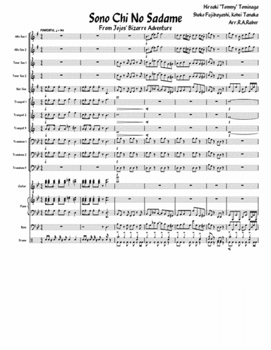 Sono Chino Sadame (arr. R.A.Raber)