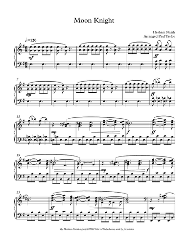 Moon Knight (arr. Paul Taylor)