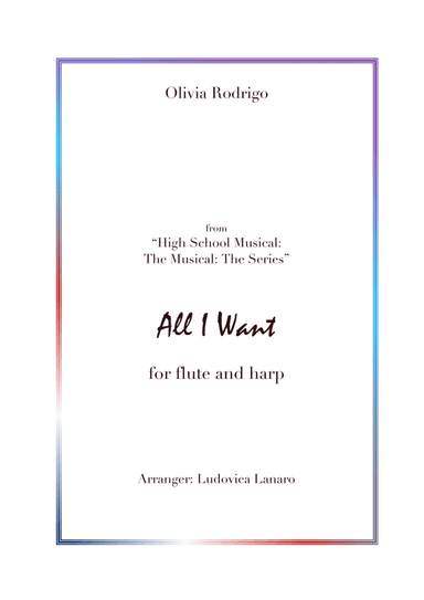 All I Want (arr. Ludovica Lanaro)