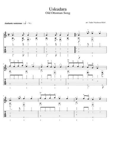 Üsküdara Giderken (arr. Tudor Niculescu-Mizil)