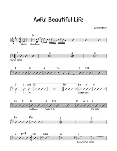 Awful, Beautiful Life (arr. David M Fagnant)
