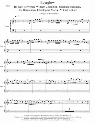 Everglow (arr. Kevin Busse)