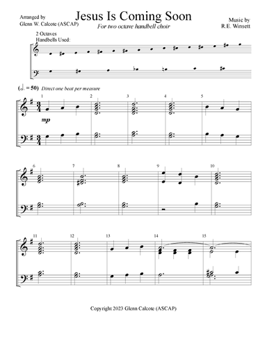 Jesus Is Coming Soon (arr. Glenn Calcote)
