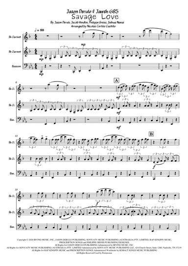Savage Love (arr. Nicolás Cortés Castillo)