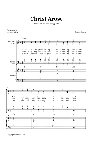Christ Arose (arr. Márcio Silva)