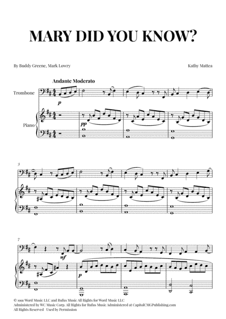 Mary, Did You Know? (arr. Cadenza Editions)