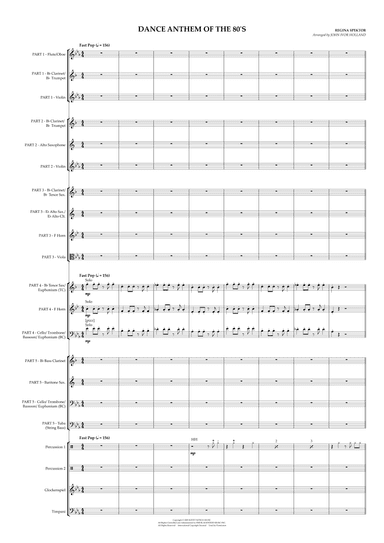 Dance Anthem Of The 80's (arr. John Ivor Holland)