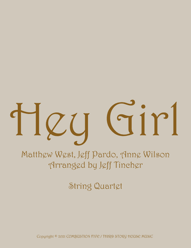 Hey Girl (arr. Jeff Tincher)