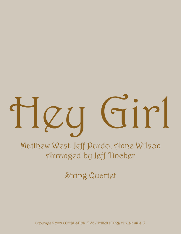 Hey Girl (arr. Jeff Tincher)