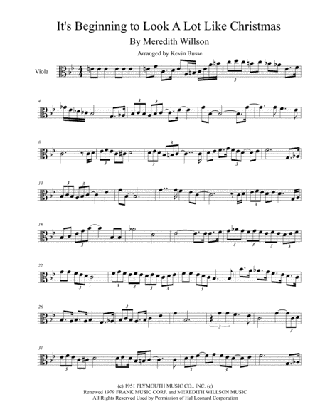 It's Beginning To Look Like Christmas (arr. Kevin Busse)