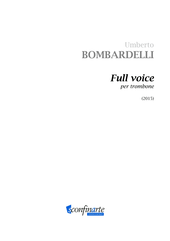 Umberto Bombardelli: FULL VOICE (ES 949)