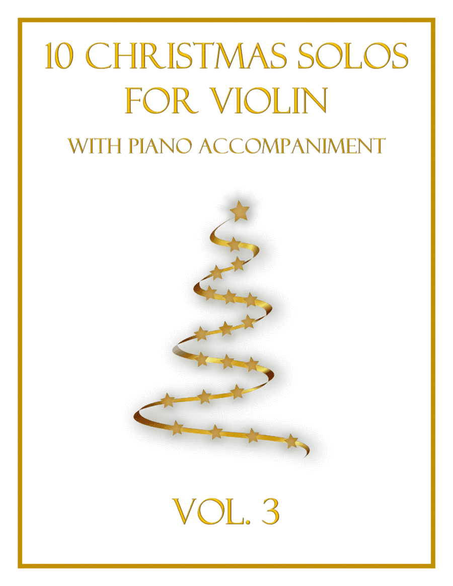 10 Christmas Solos for Violin with Piano Accompaniment (Vol. 3) (arr. B. C. Dockery)