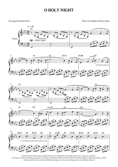 O Holy Night (arr. Rafael Alves)