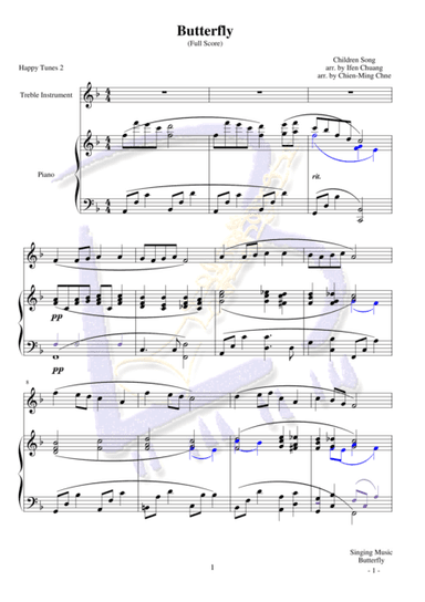 Butterfly (arr. Ifen Chuang, Chien-Ming Chen)