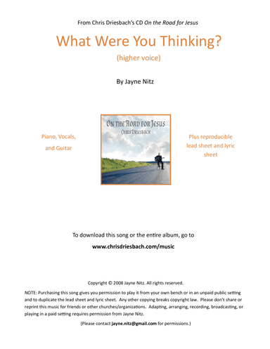 What Were You Thinking? (high voice)