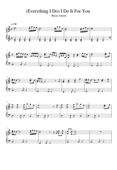 (everything I Do) I Do It For You (arr. Eduardo Sabino)