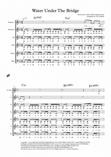 Water Under The Bridge (arr. Tilo Gutjahr)
