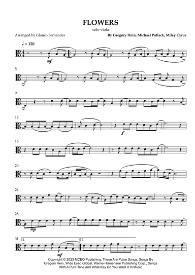 Flowers (arr. Glauco Fernandes)