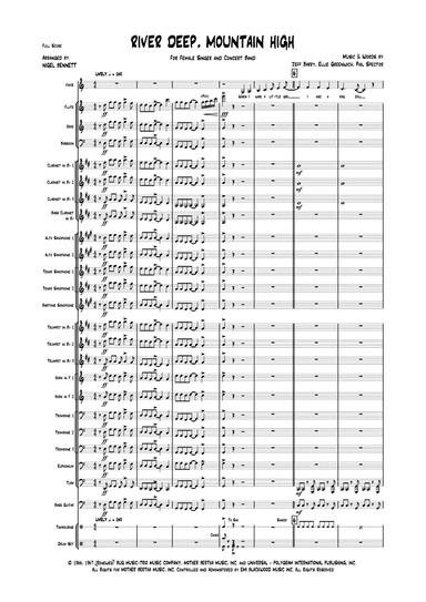 River Deep - Mountain High (arr. Nigel Bennett)