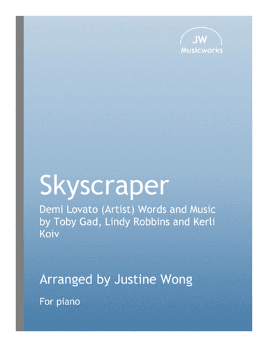 Skyscraper (arr. Justine Wong)