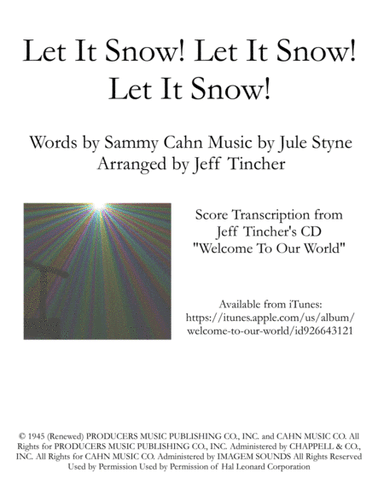 Let It Snow! Let It Snow! Let It Snow! (arr. Jeff Tincher)