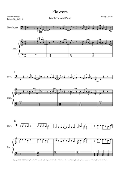 Flowers (arr. Fabio Tagliaferri)