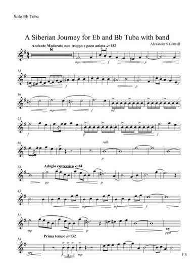 Tuba Duet with Brass Band "A Siberian Journey".
