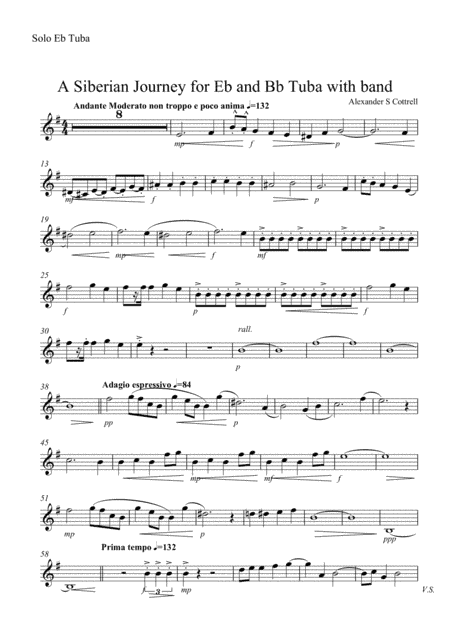 Tuba Duet with Brass Band "A Siberian Journey".