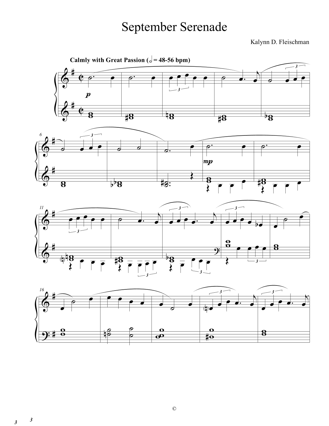 September Serenade