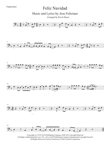 Feliz Navidad (arr. Kevin Busse)