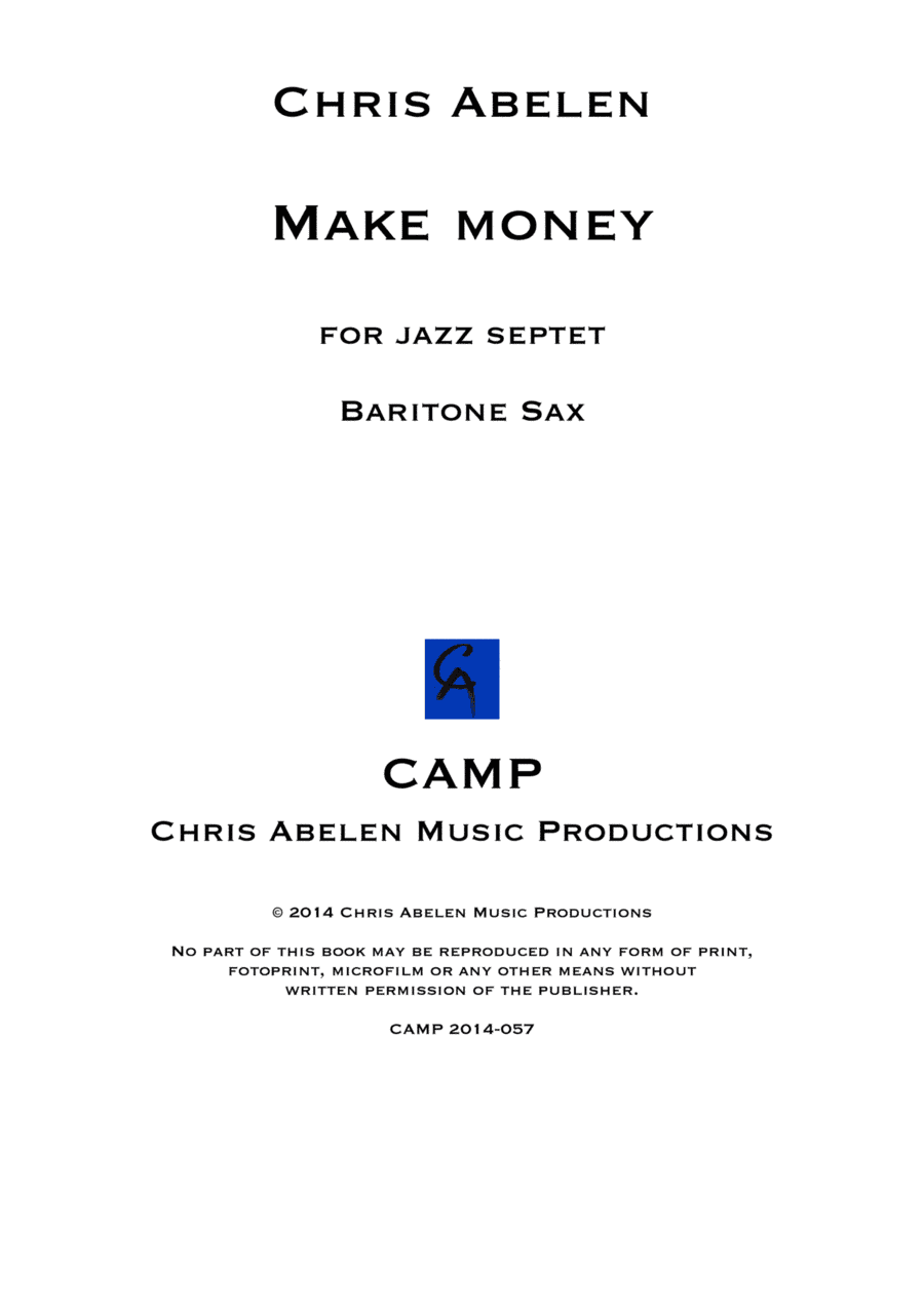 Make money - baritone saxophone