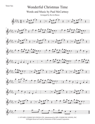 Wonderful Christmastime (arr. Kevin Busse)