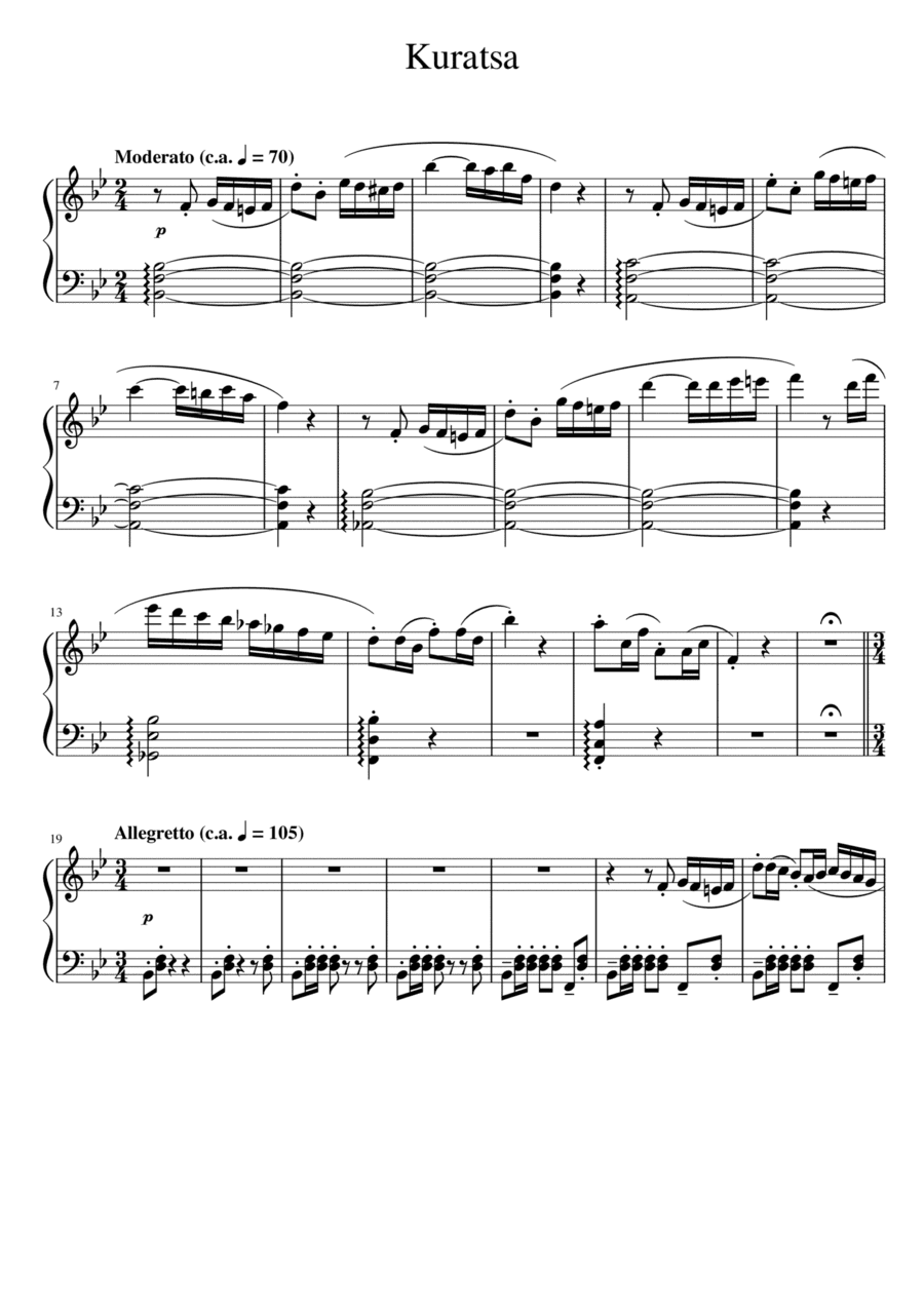 Filipino Folksong - Kuratsa (arr. Andrei Hadap)