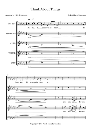 Think About Things (arr. Nick Schurmann)