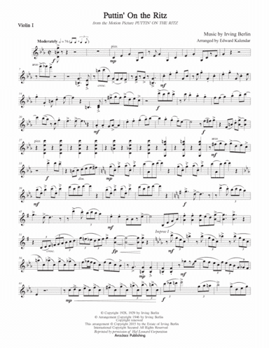 Puttin' On The Ritz (arr. Edward Kalendar)