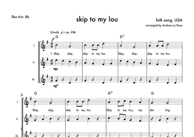 Skip to My Lou (arr. Andrea La Rose)