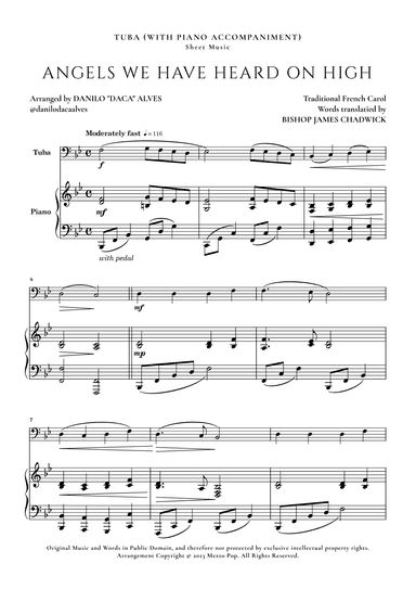 Angels We Have Heard On High (arr. Danilo "Daca" Alves)