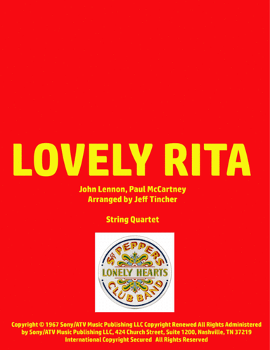 Lovely Rita (arr. Jeff Tincher)