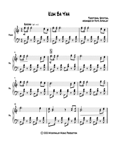Kum Ba Yah - Piano Solo (arr. Fritz Stanley)