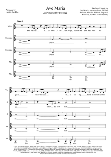 Ave Maria (arr. Natalie Cardillo)