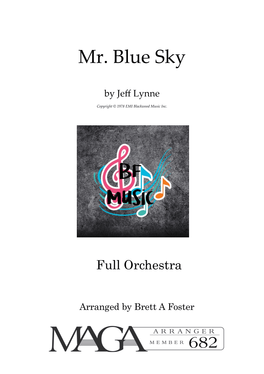 Mr. Blue Sky (arr. Brett A Foster (BF Music))