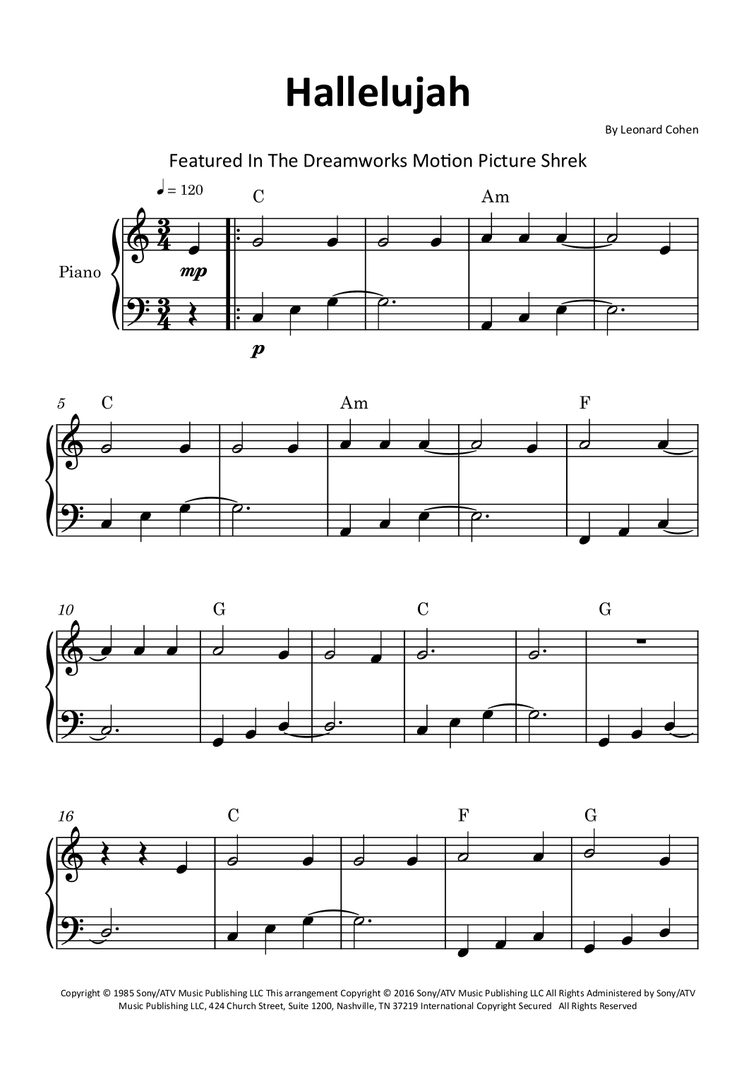 Hallelujah (arr. Glauco Fernandes)