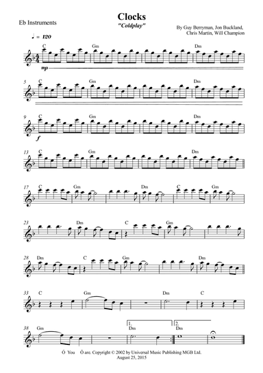 Clocks (arr. Wesley S. SIlva)
