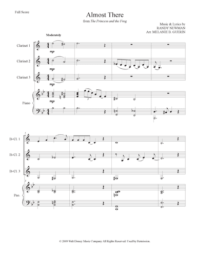 Almost There (arr. Melanie B Guerin)